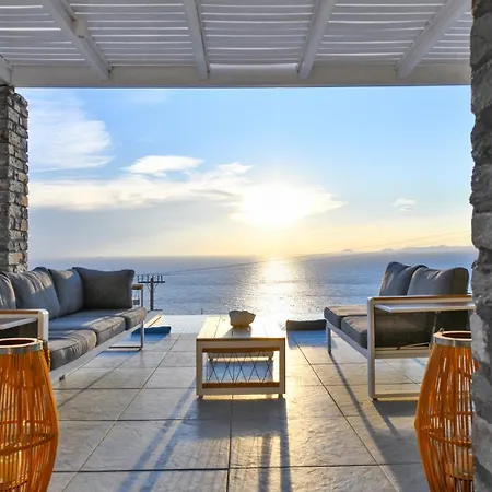 Luxurious With An Infinity Swimming Pool Sea And Sunset View * Ligia (Kea)